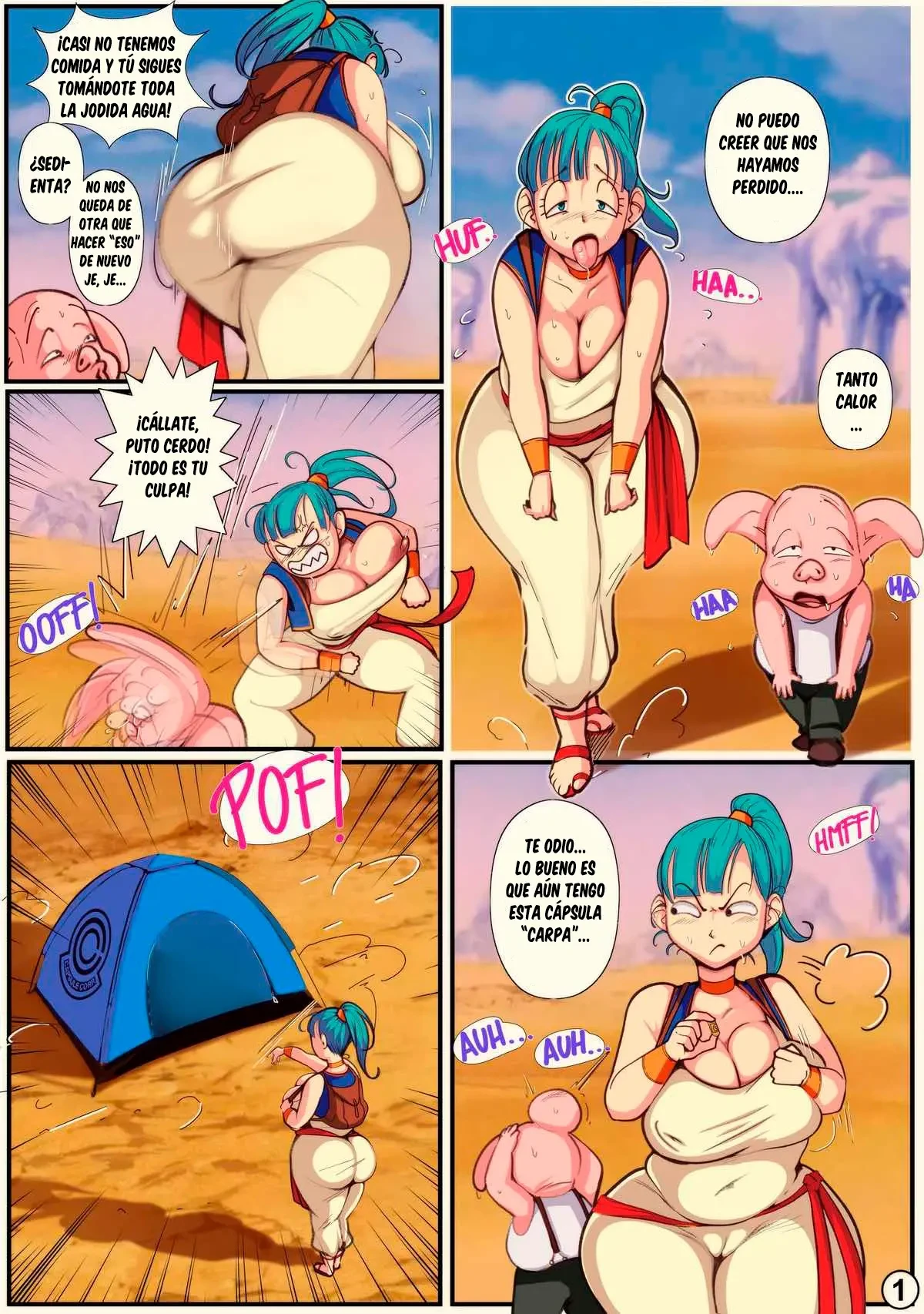 Young Bulma x Oolong - Bittercream (Dragon Ball)